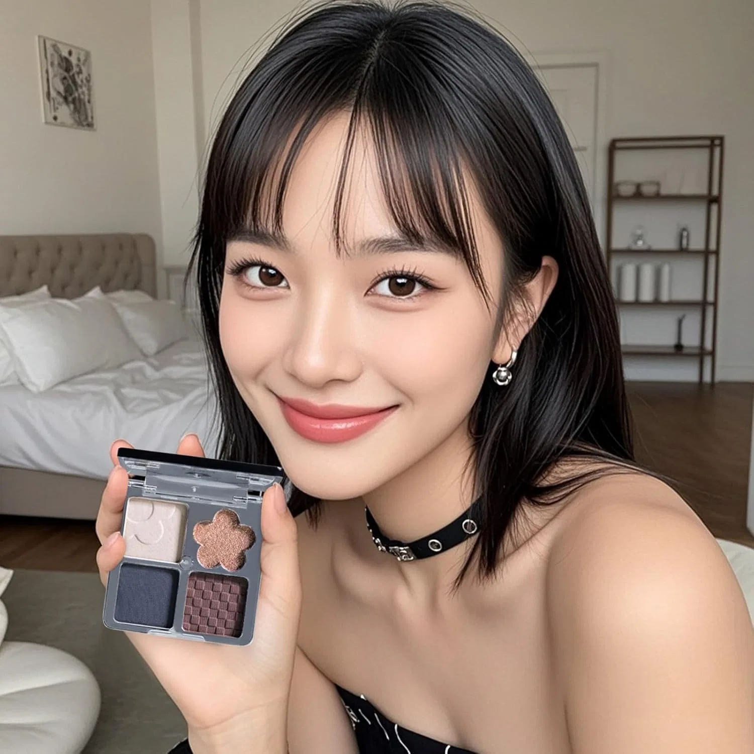Тени для век Cool Shade Eyeshadow Palette, черный, Generic — фото 4
