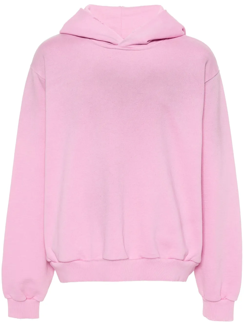 

Худи с эффектом потертости и логотипом Acne Studios, розовый