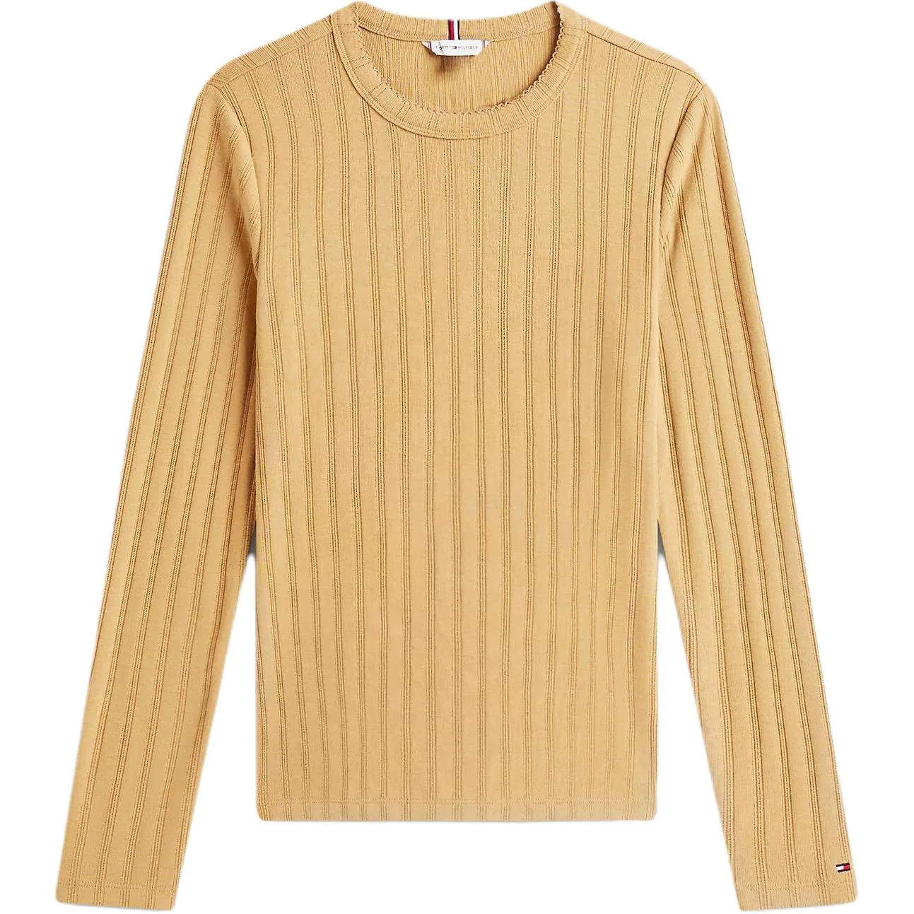 Футболка женская с круглым вырезом Khaki Tommy Hilfiger