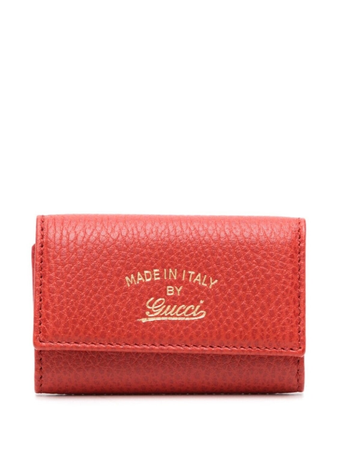 

Gucci кожаная ключница, красный