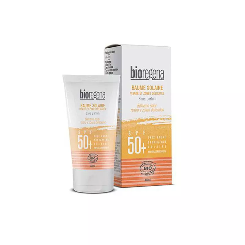 

Солнцезащитный крем Crema Bálsamo Solar Rostro Spf 50+ Bio Bioregena, 40 мл