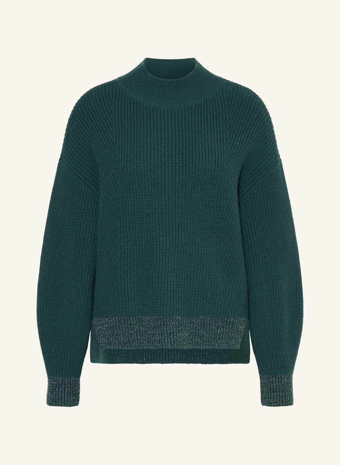 

Свитер из блестящей пряжи MARC CAIN, цвет 559 soft forest