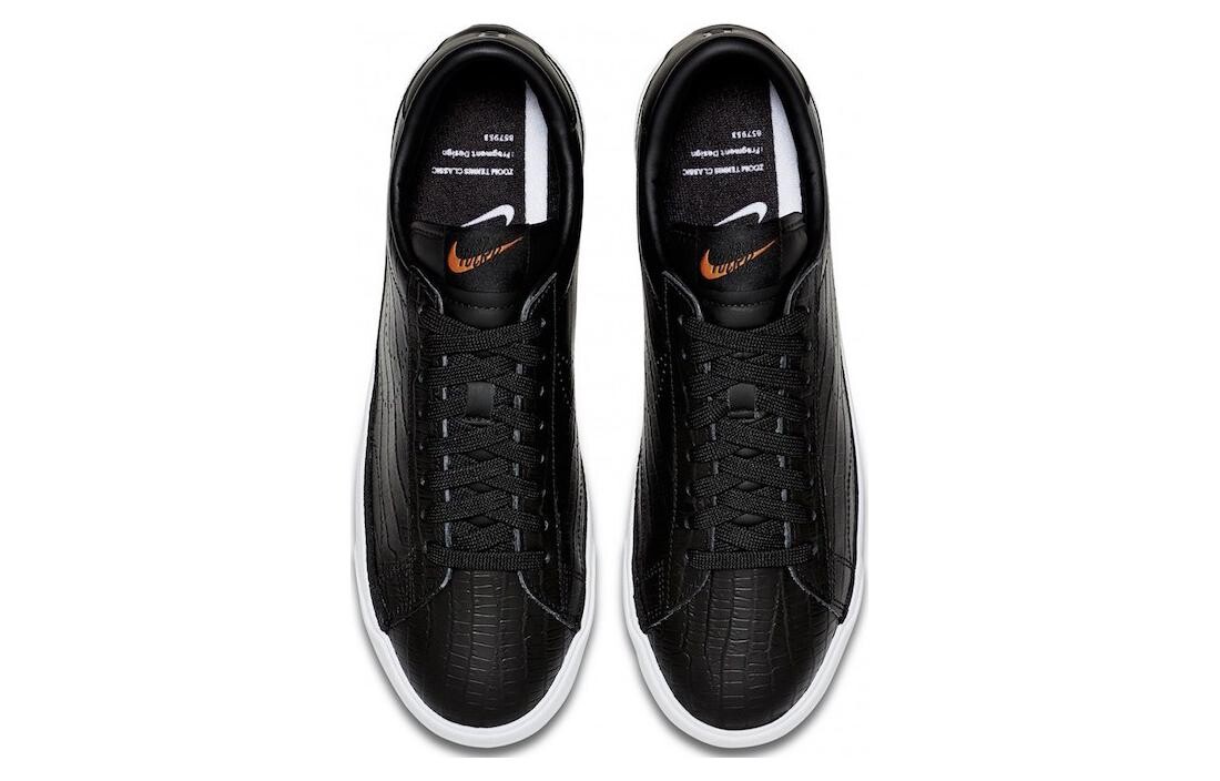 Кроссовки Nike WMNS ZOOM TENNIS CLASSIC Skateboarding Shoes Men Low-top Black, черный — фото 3