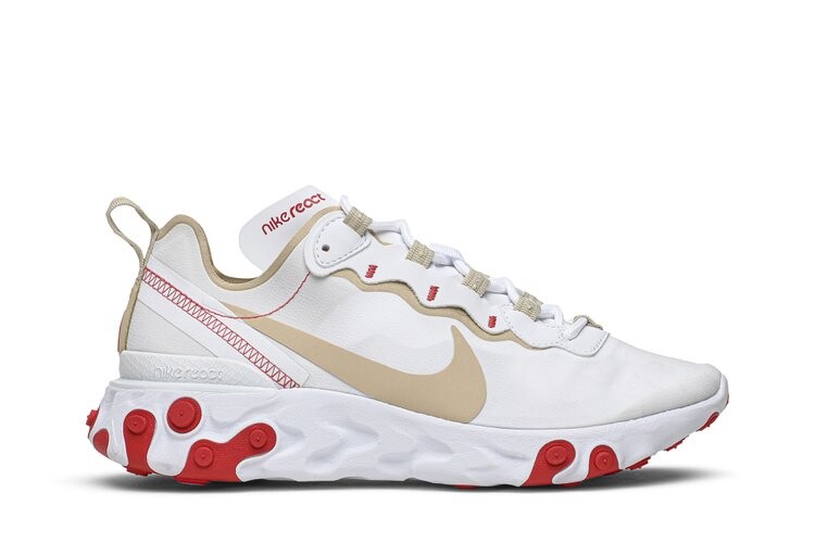 

Кроссовки Nike Wmns React Element 55 'White Desert Ember', белый