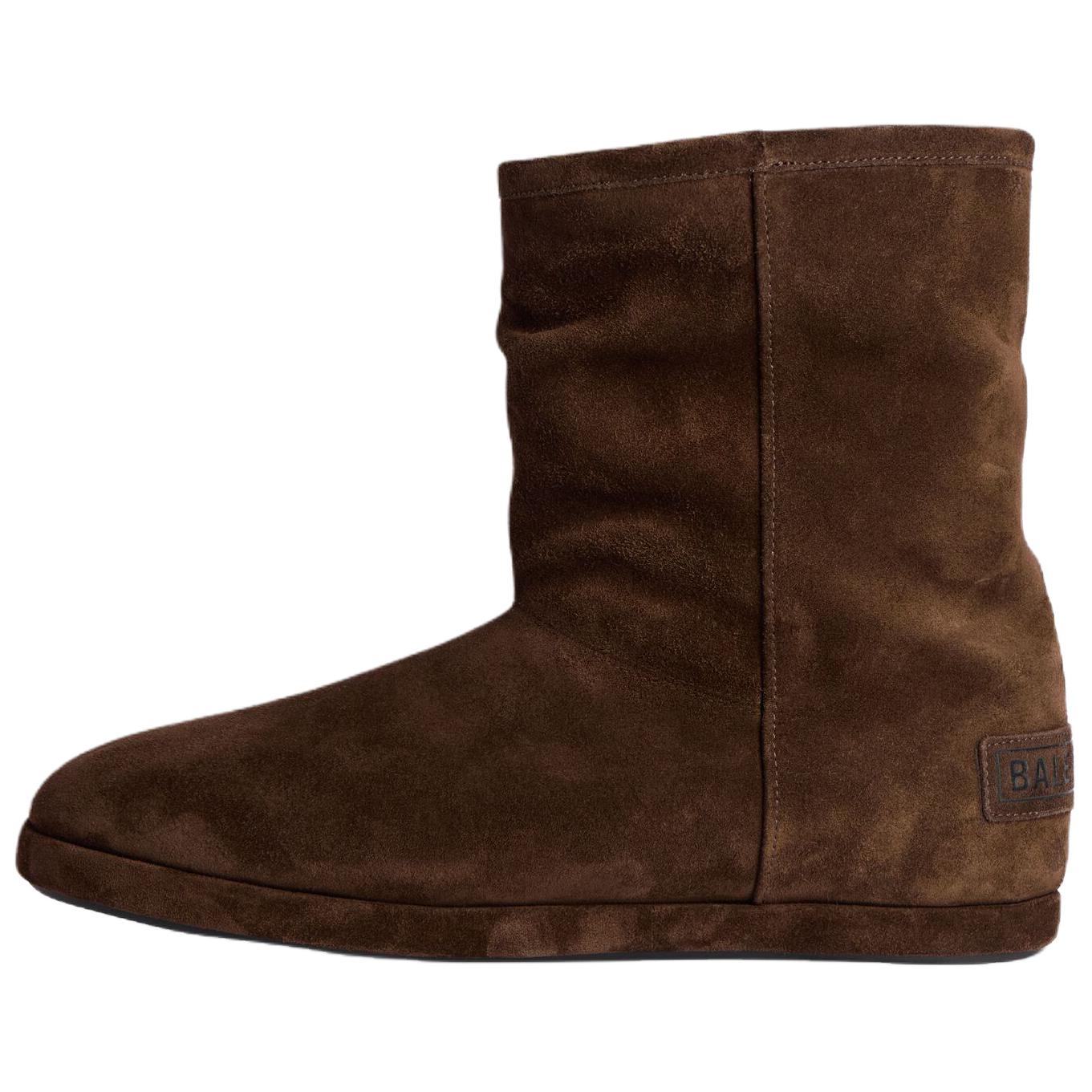 

Balenciaga Мужские зимние ботинки Alaska Soft Short в темно-коричневом цвете