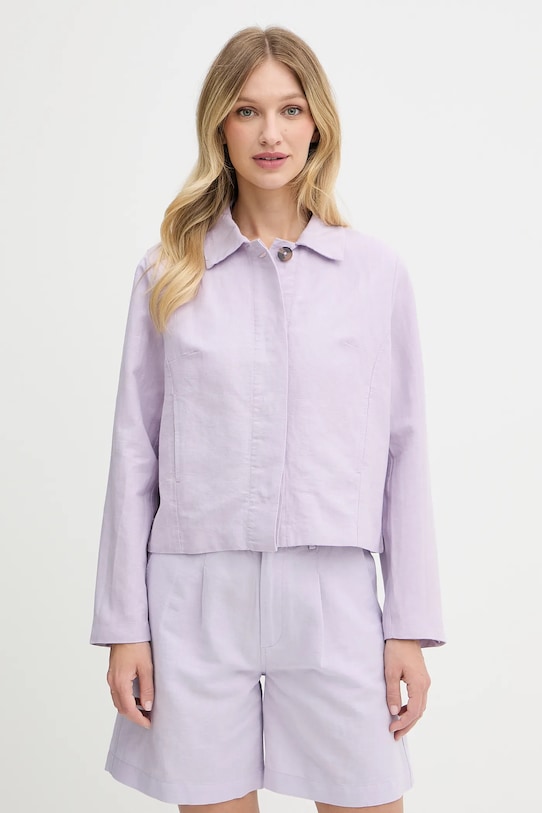 

Куртка рубашка Pepe Jeans, фиолетовый