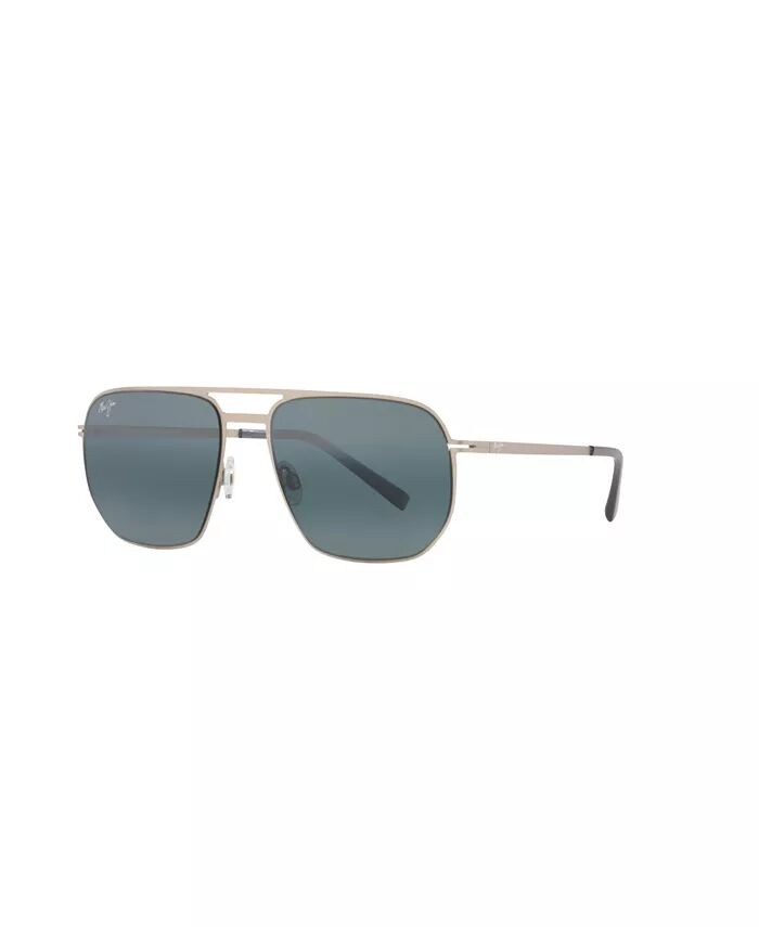 

Поляризованные солнцезащитные очки унисекс Maui Jim, серебряный