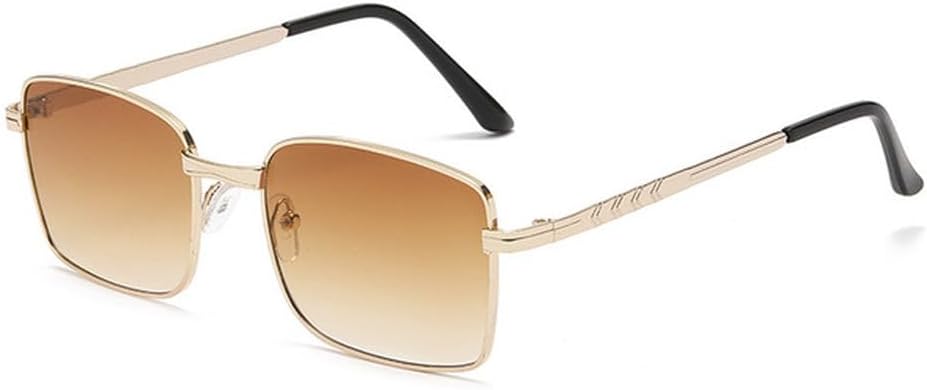 

Солнцезащитные очки 2027 года в металлической маленькой оправе для женщин, квадратной формы, для активного отдыха и путешествий, защита от ультрафиолета UV400 MTZJH, A3