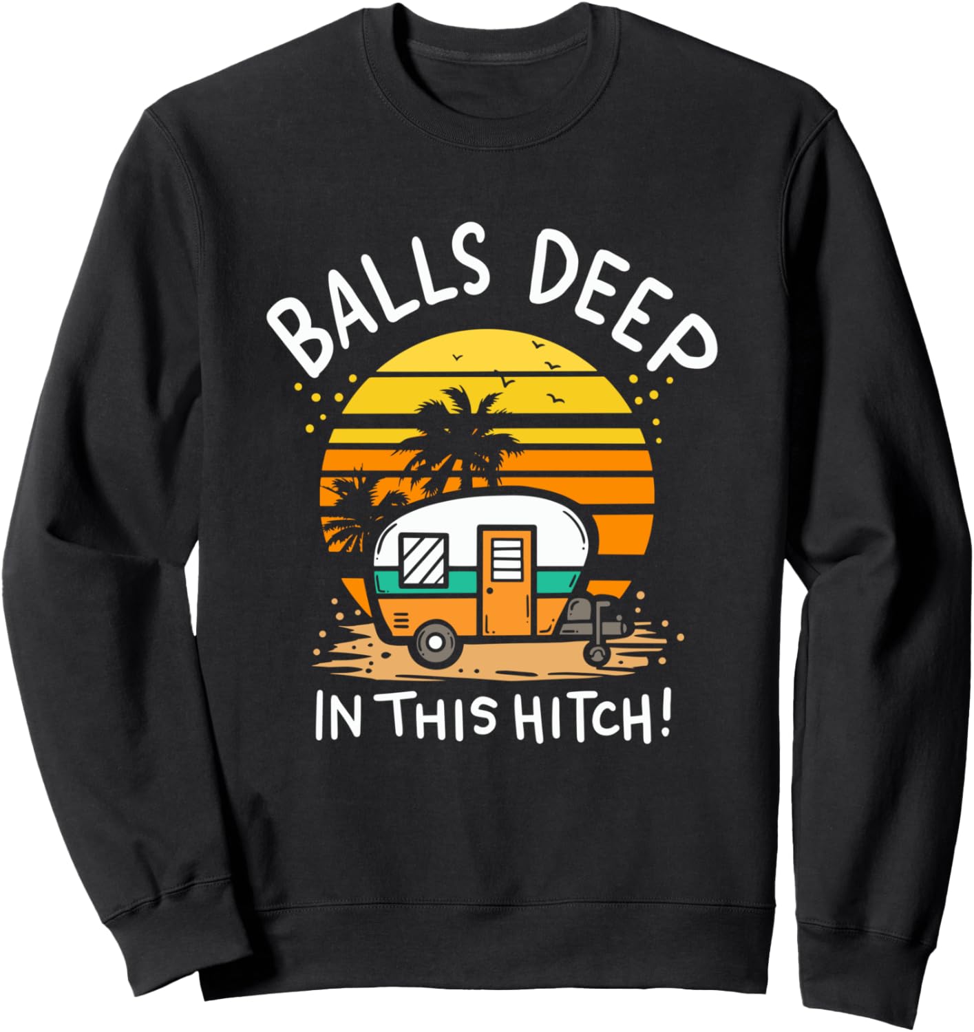 

Толстовка с забавным принтом Balls Deep In This Hitch - для автодома, черная Fresan Camper Quotes Funny Camping Vacation Fun, Черный, Толстовка с забавным принтом Balls Deep In This Hitch - для автодома, черная Fresan Camper Quotes Funny Camping Vacation 