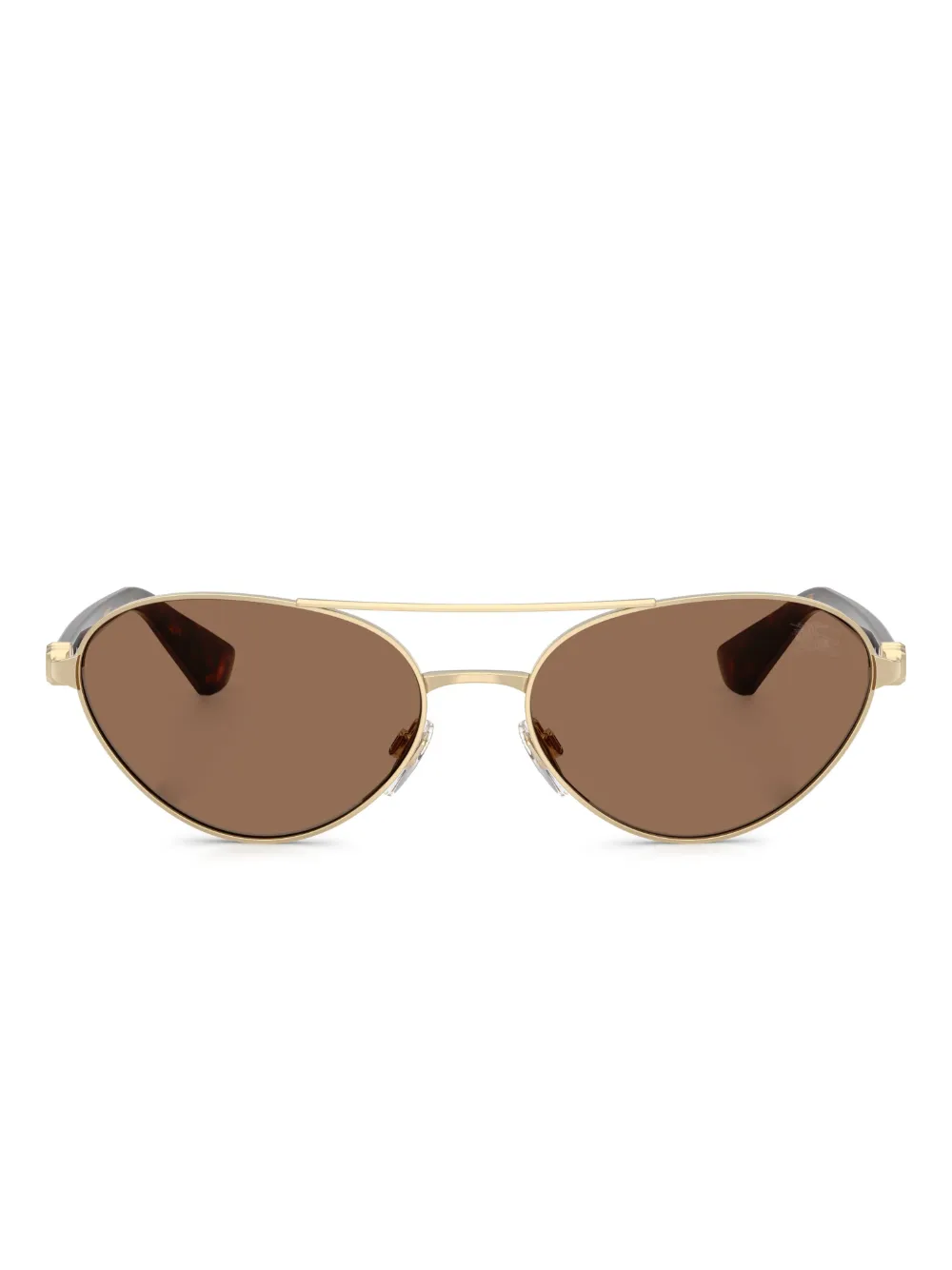 

Солнцезащитные очки-пилоты Burberry Eyewear, золотой