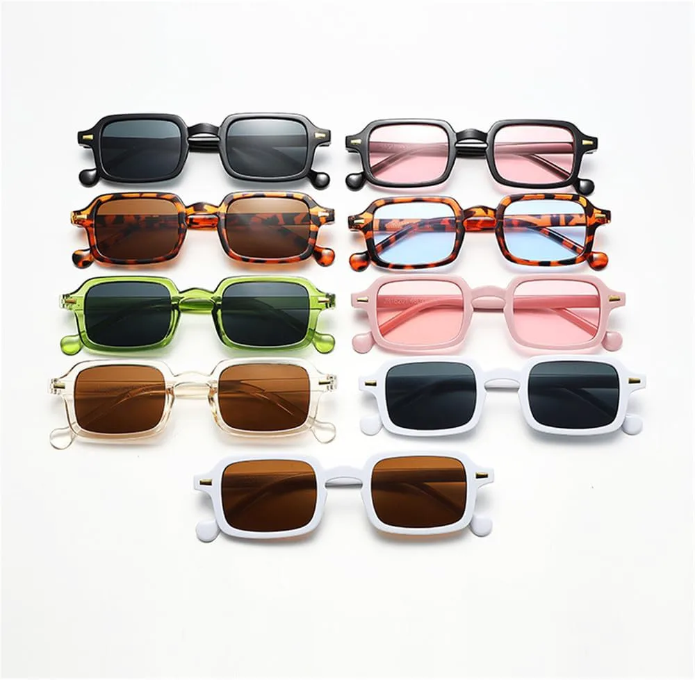 

Панк-солнцезащитные очки маленького размера с защитой от УФ-излучения UV400 для бега на открытом воздухе, занятий спортом и путешествий UYPTK, Champagne