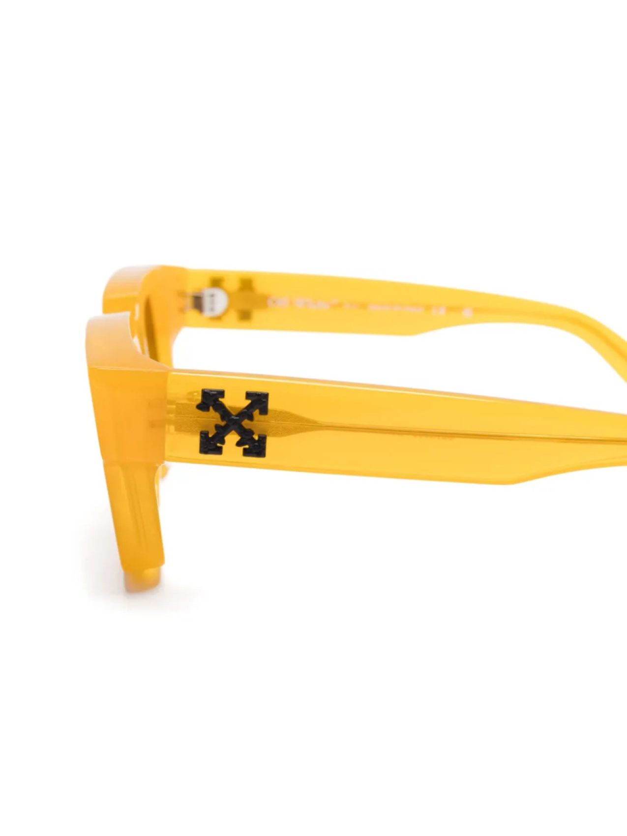 Солнцезащитные очки в прямоугольной оправе Off-White Eyewear, желтый — фото 3