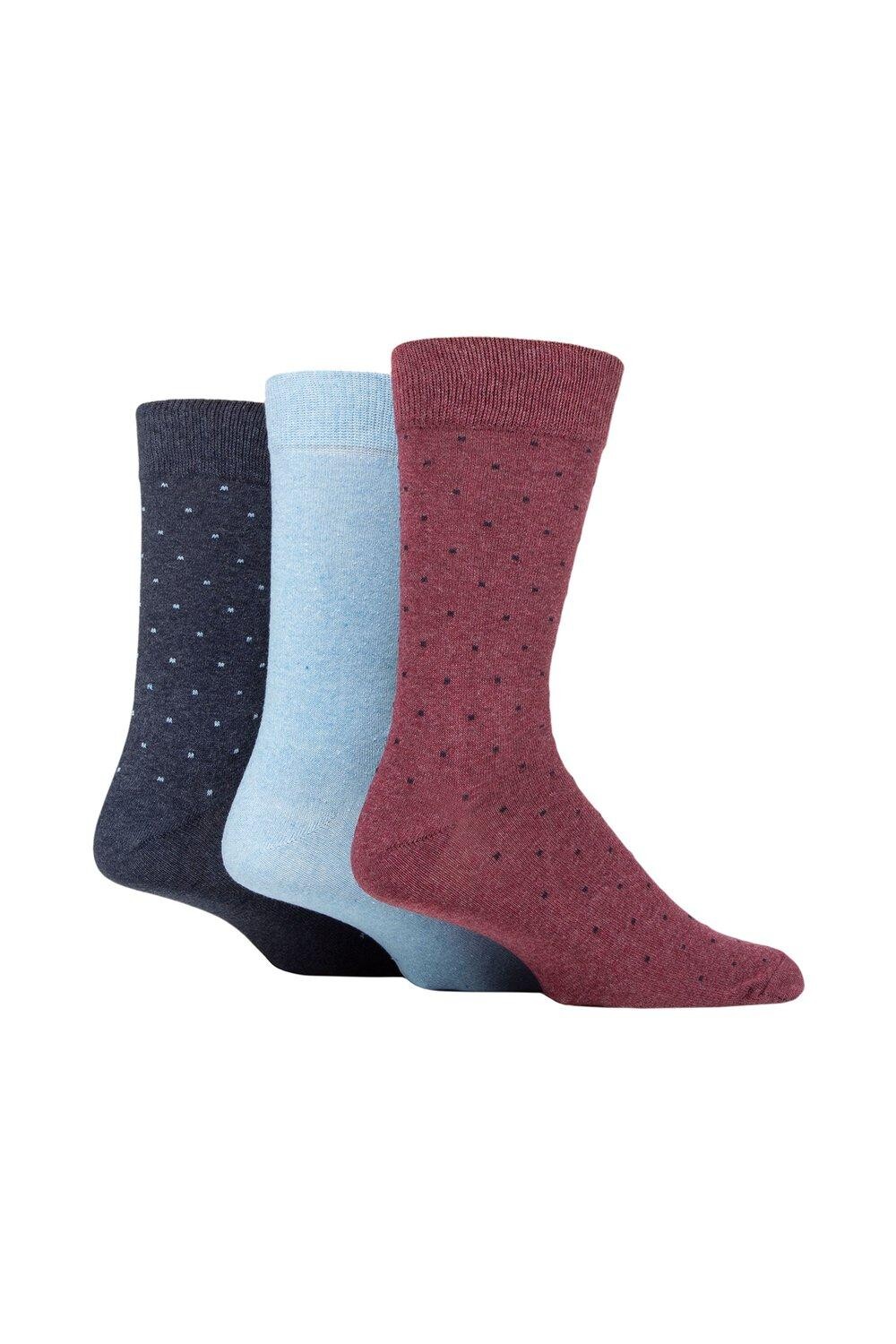 

3 пары носков из 100% переработанного хлопка в горошек SOCKSHOP TORE, мультиколор