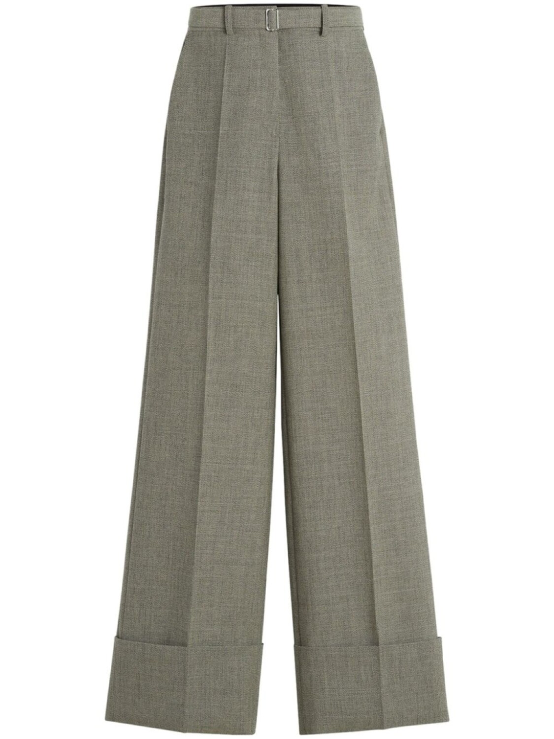 

Широкие шерстяные брюки Lanvin, серый
