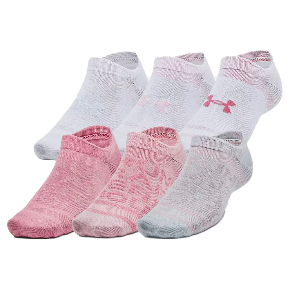 

Носки Under Armour Essential no show 6 pairs, розовый