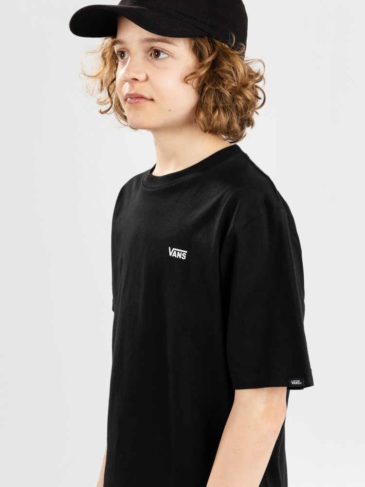 Футболка Vans Left Chest Kids T-Shirt, black — фото 4