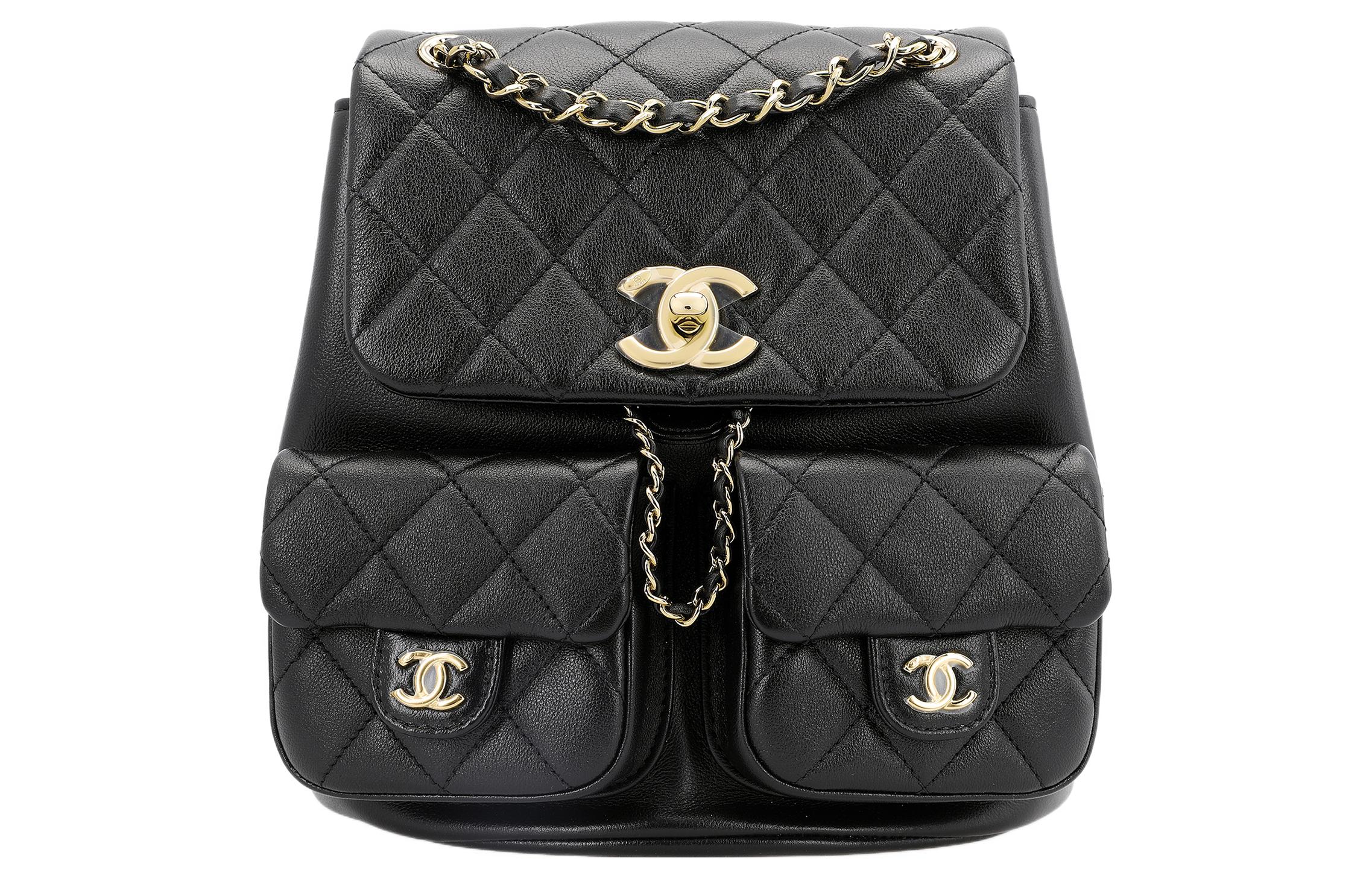 CHANEL Рюкзак Duma Calfskin Medium Women's Black — фото 2