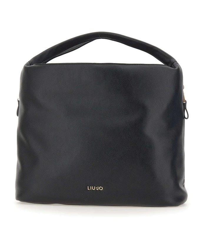 

Большая сумка-хобо с ремнями Liu Jo, черный