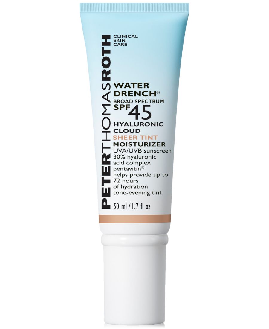 

Увлажняющий крем-тонирующий лосьон Water Drench Broad Spectrum SPF 45 с гиалуроновой кислотой, 50 мл Peter Thomas Roth,