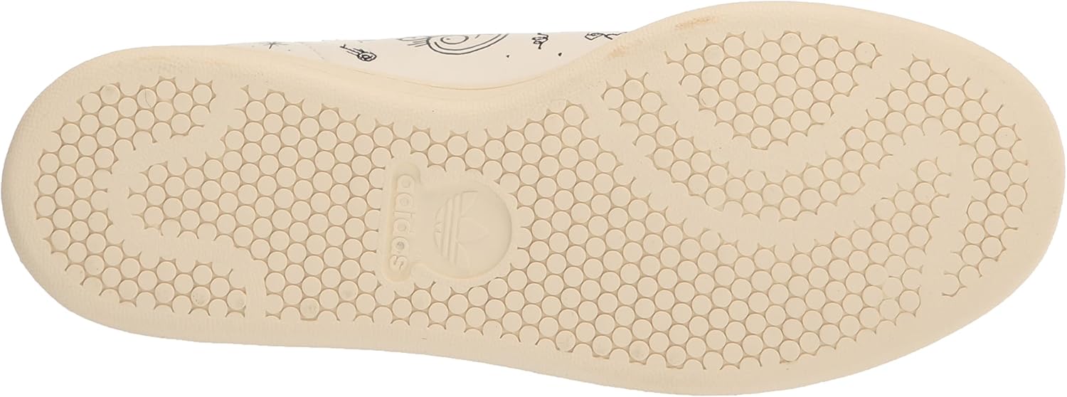 Детские кроссовки Adidas Originals Stan Smith (унисекс), белый/черный/кремовый — фото 4