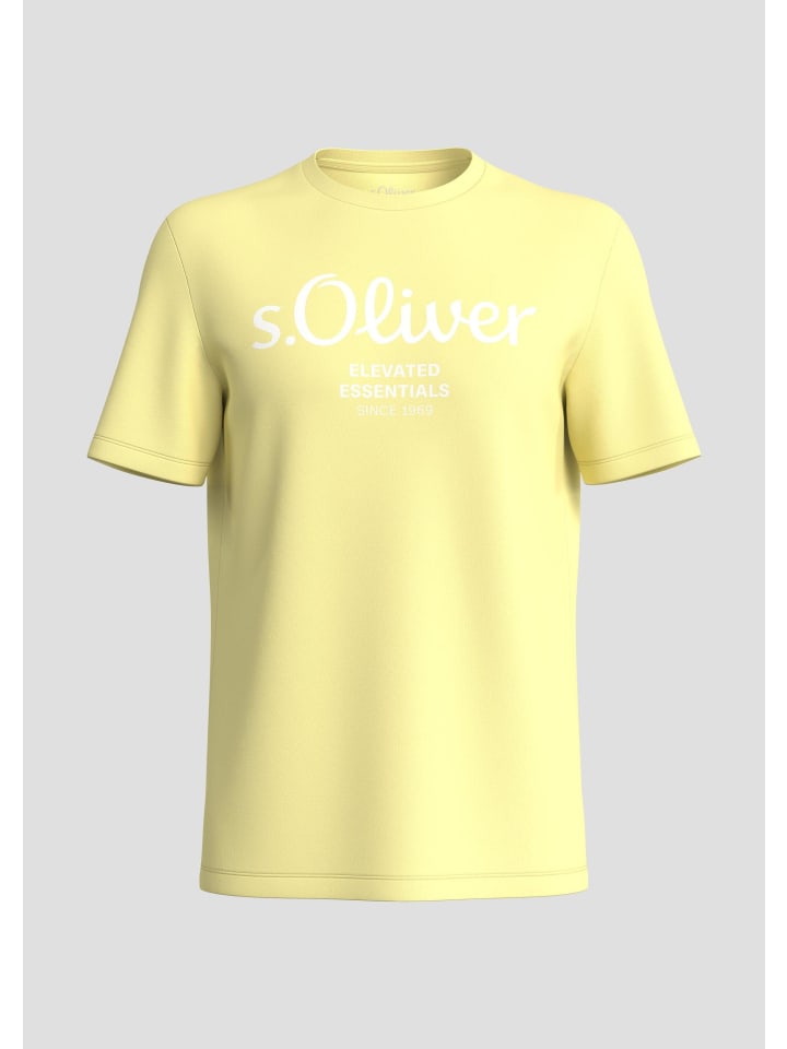 

Футболка цвета 11D1_светло-лимонный s.Oliver, Желтый, Футболка цвета 11D1_светло-лимонный s.Oliver