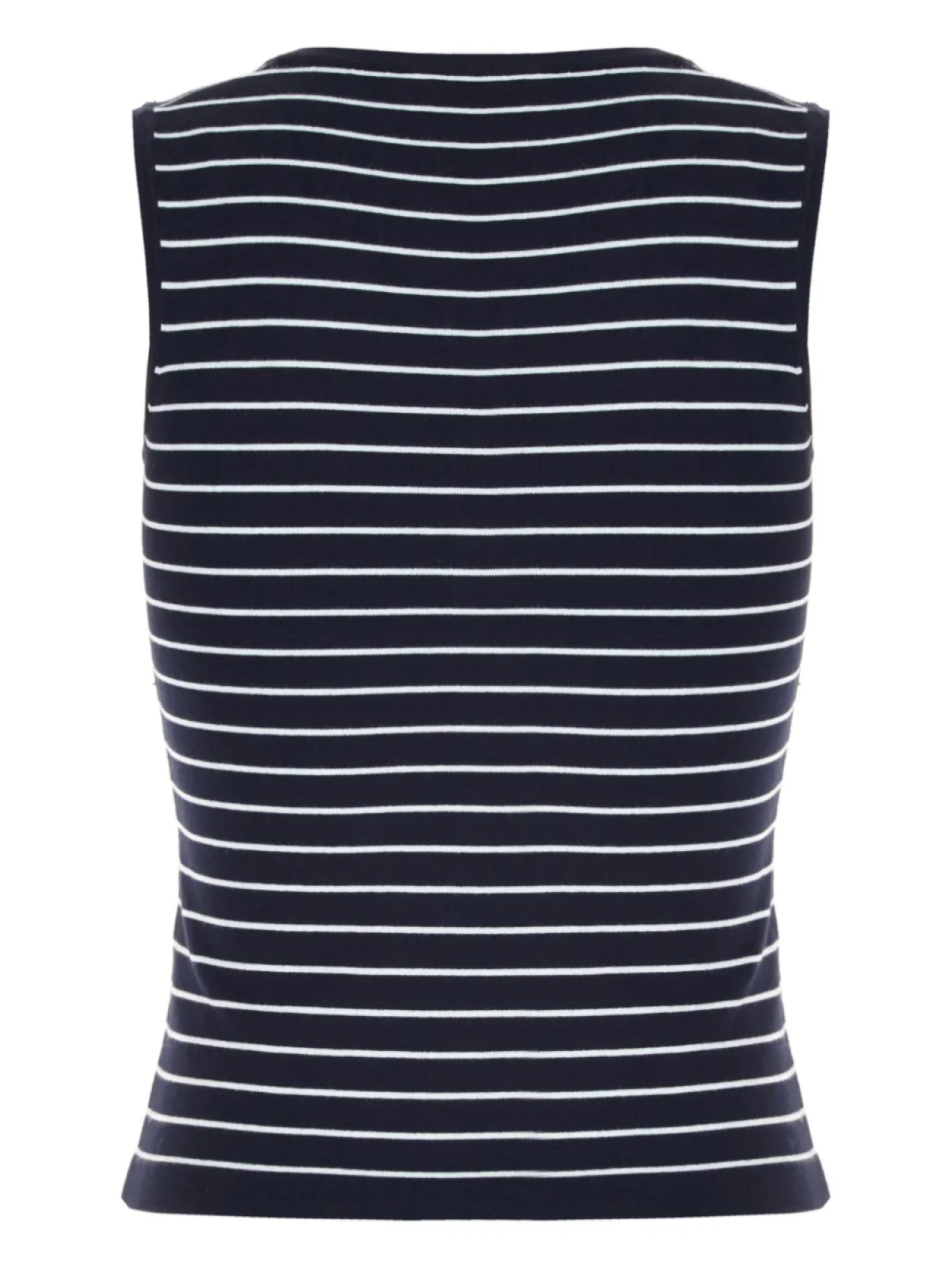 

Полосатый топ без рукавов We11done, синий