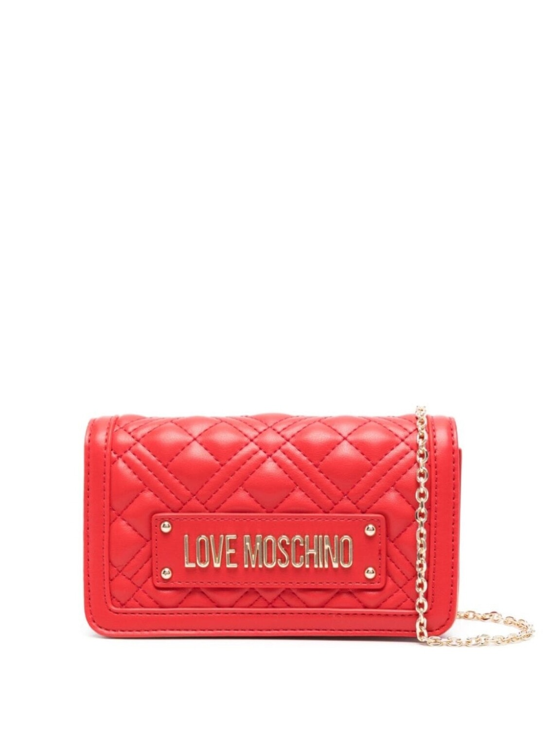 

Love Moschino клатч с логотипом, черный