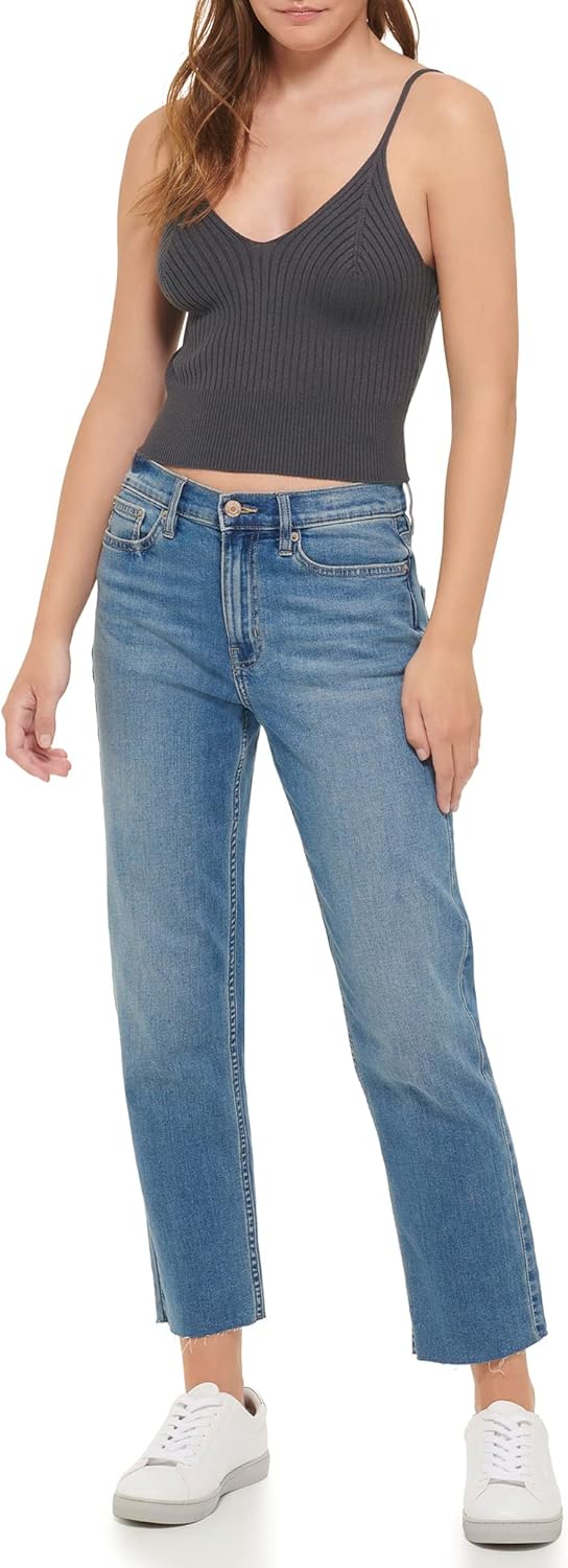 Базовый повседневный мягкий топ Calvin Klein для женщин, Forged Iron — фото 2