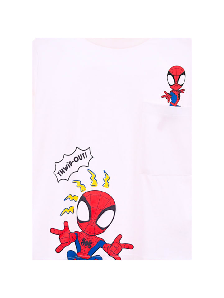 Футболка Spidey с длинными рукавами кремового цвета Spiderman — фото 2