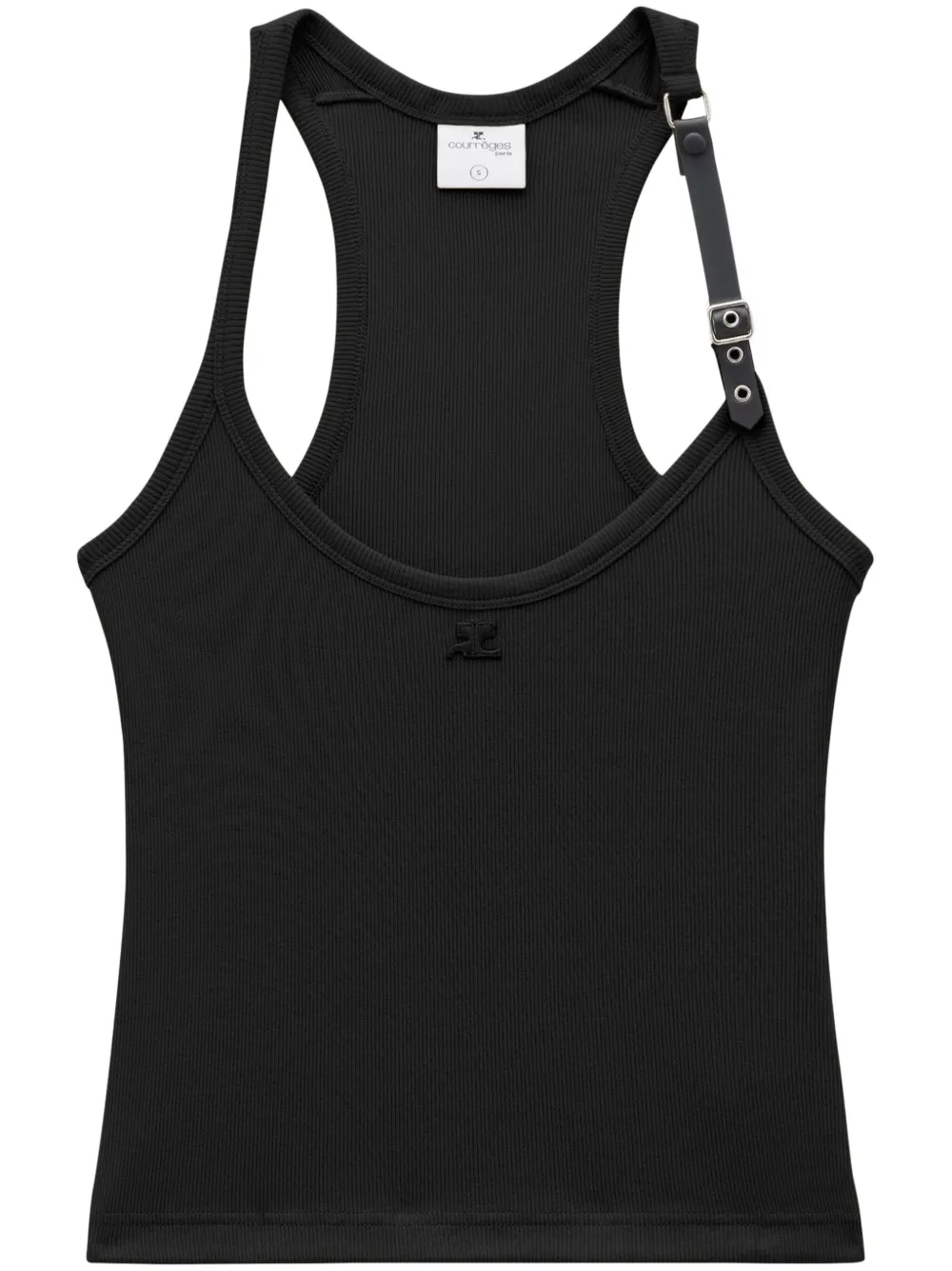 

Топ без рукавов Holistic Buckle 90s Courrèges, черный