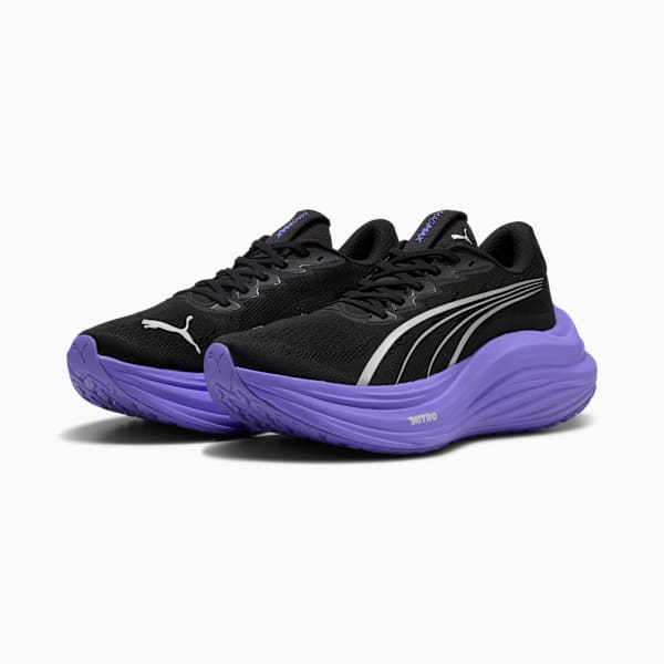 Женские кроссовки для бега по шоссе Magmax Nitro Puma, черный — фото 2