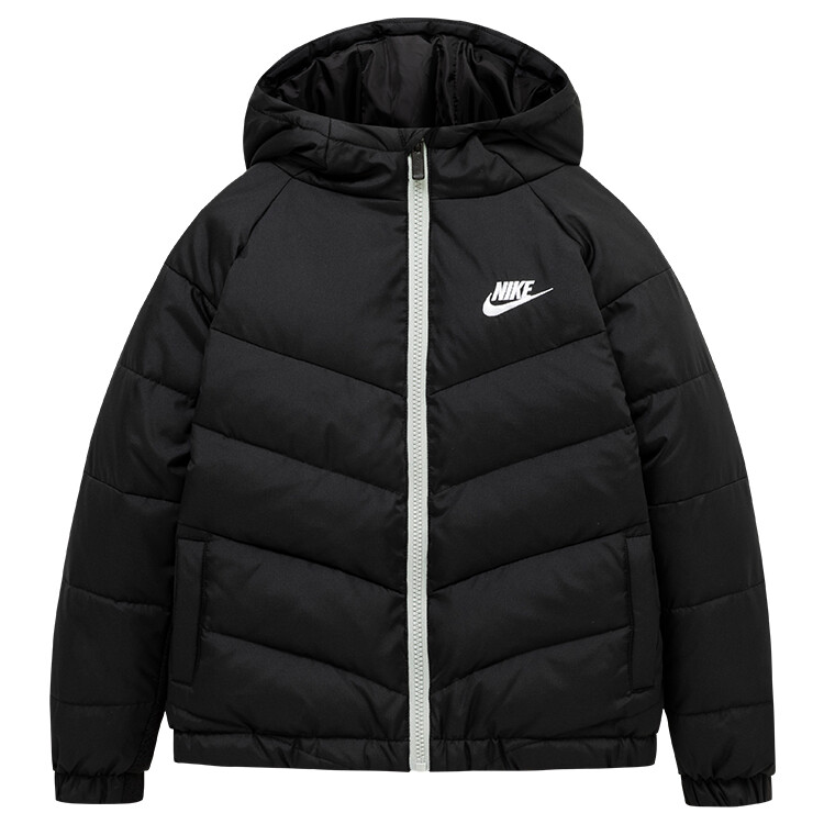 

Детские пуховики/жилеты Nike, черный