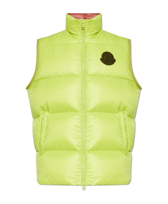

Пуховой жилет Moncler, желтый