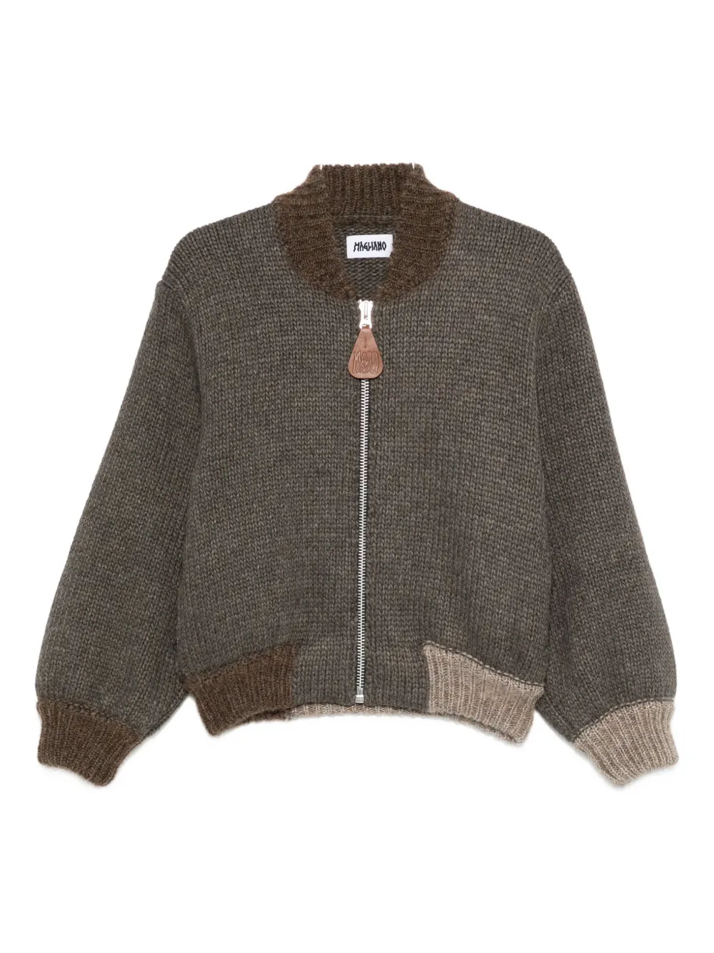 

Куртка на молнии из мохера Magliano, серый