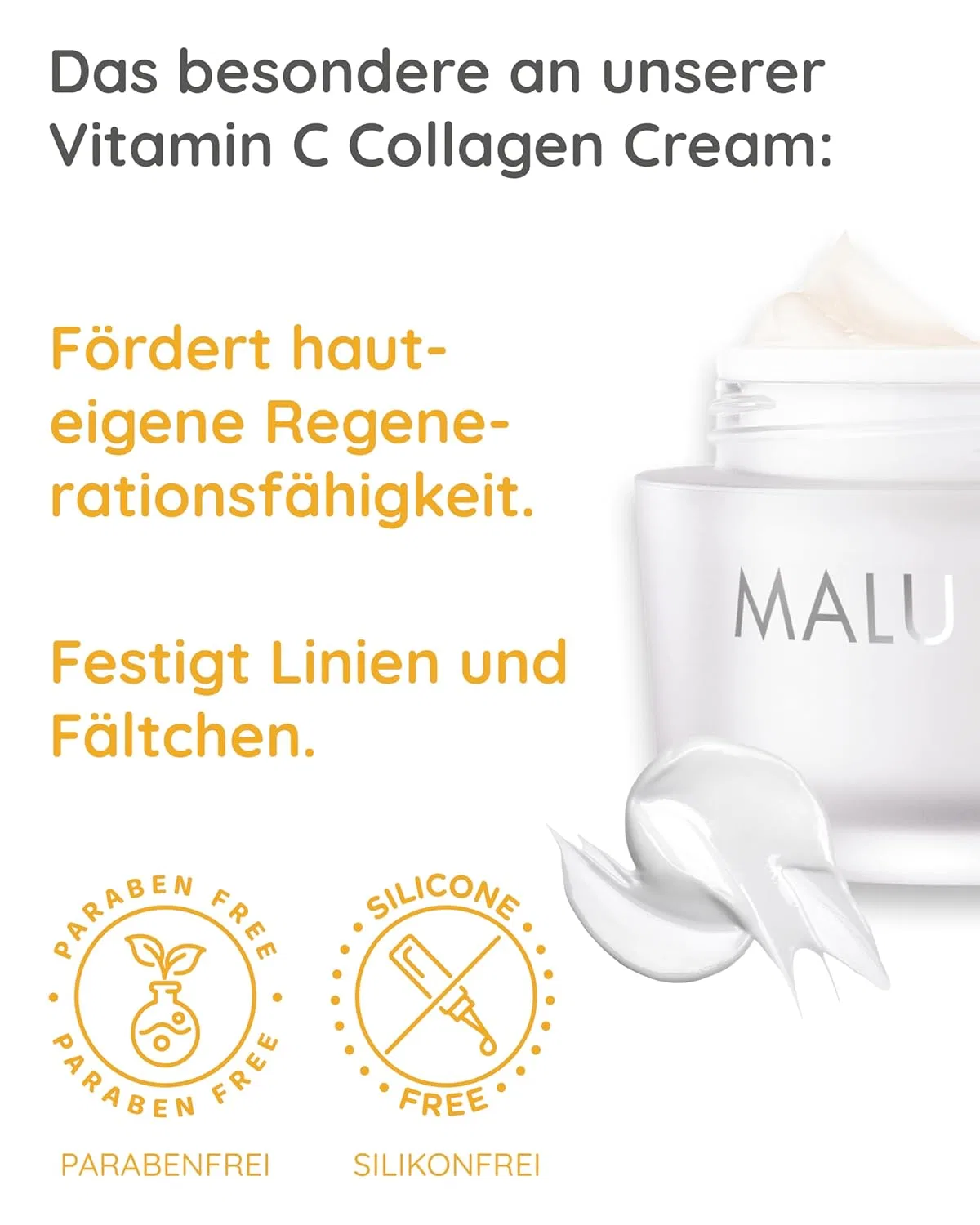 Бустер Malu Wilz — «Vitamin C Collagen Cream» от, 50 мл — фото 4
