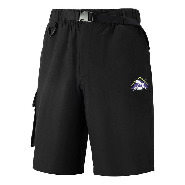 

Шорты camping mountain cargo shorts 'black' Puma, черный