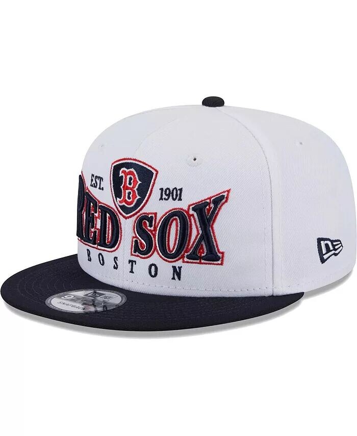 

Мужская белая, темно-синяя кепка Boston Red Sox Crest 9FIFTY Snapback New Era