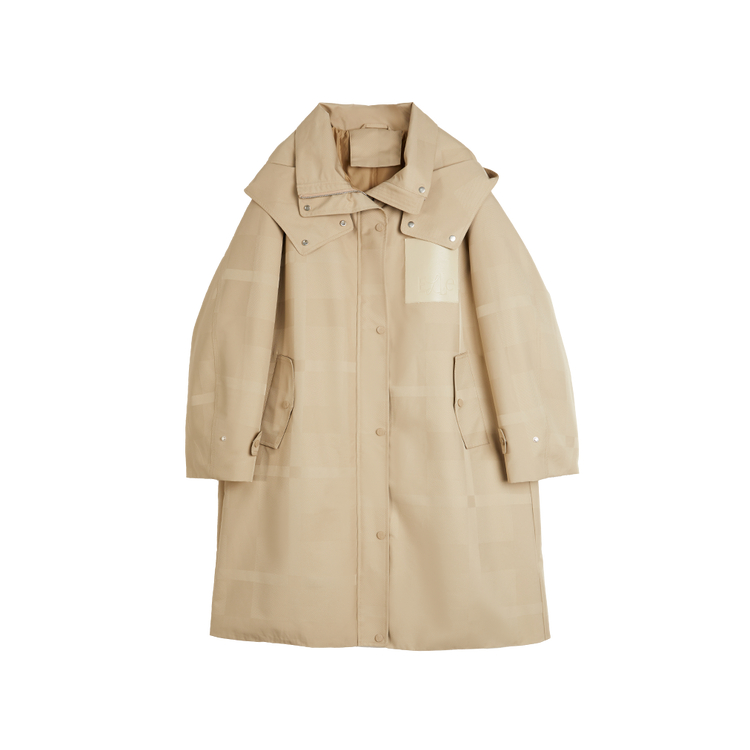 

ELLE Пуховик Women's Khaki с капюшоном Moderate Parka
