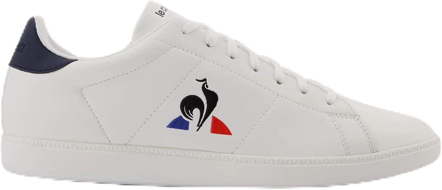 Кроссовки Le Coq Sportif унисекс, бело-голубые (Courtset Optical White/Dress Blue)
