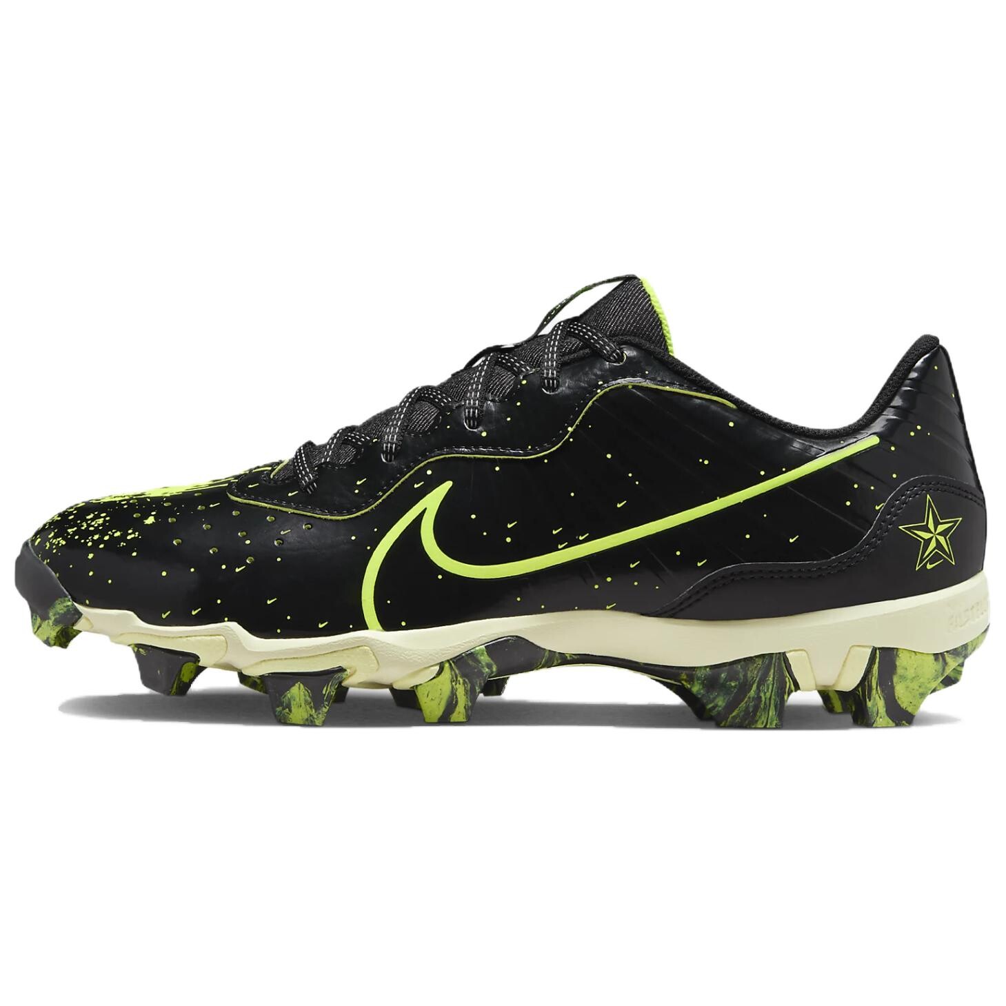 

Кроссовки Nike Alpha Huarache 4 Training Shoes Men Low-top Black/green, черный