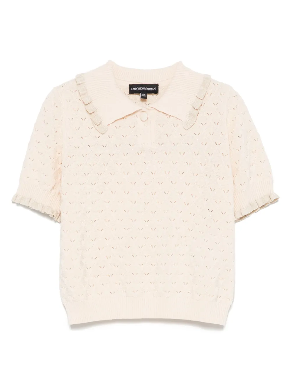 

Трикотажный топ Emporio Armani Kids, нейтральный