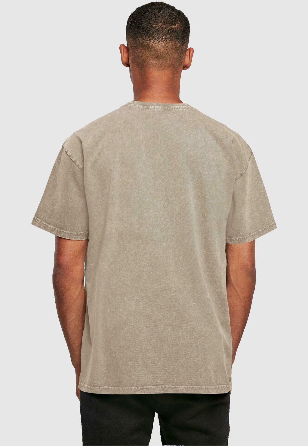 

Футболка с принтом SUMMER VAN ACID WASHED Merchcode, хаки