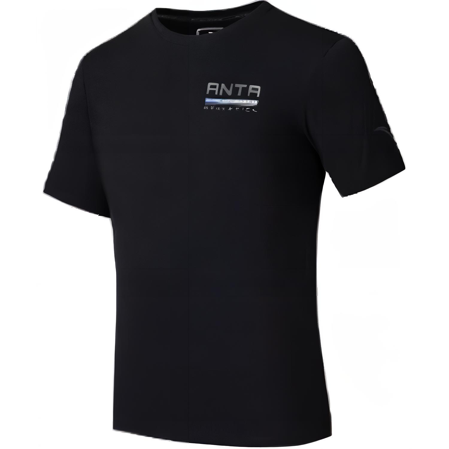 

ANTA Футболка мужская базовая black, Черный, ANTA Футболка мужская базовая black