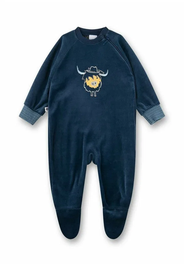 Комбинезон для сна overall aus nicki büffel Sanetta, Dark Blue