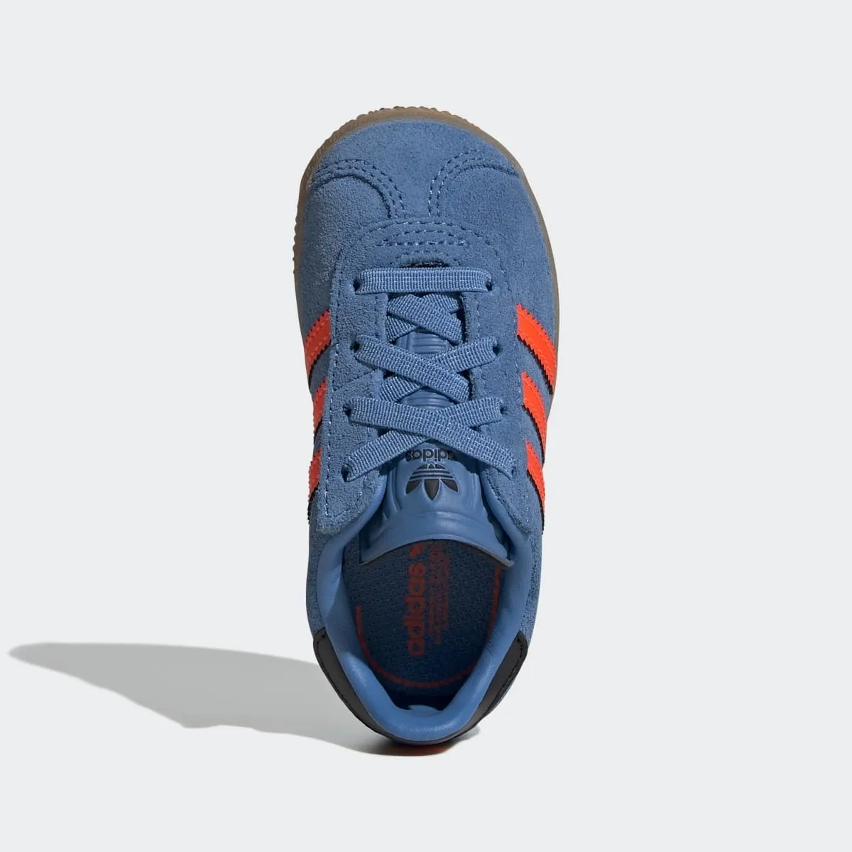 Детские повседневные кеды GAZELLE CF EL I Originals Adidas, синий — фото 3