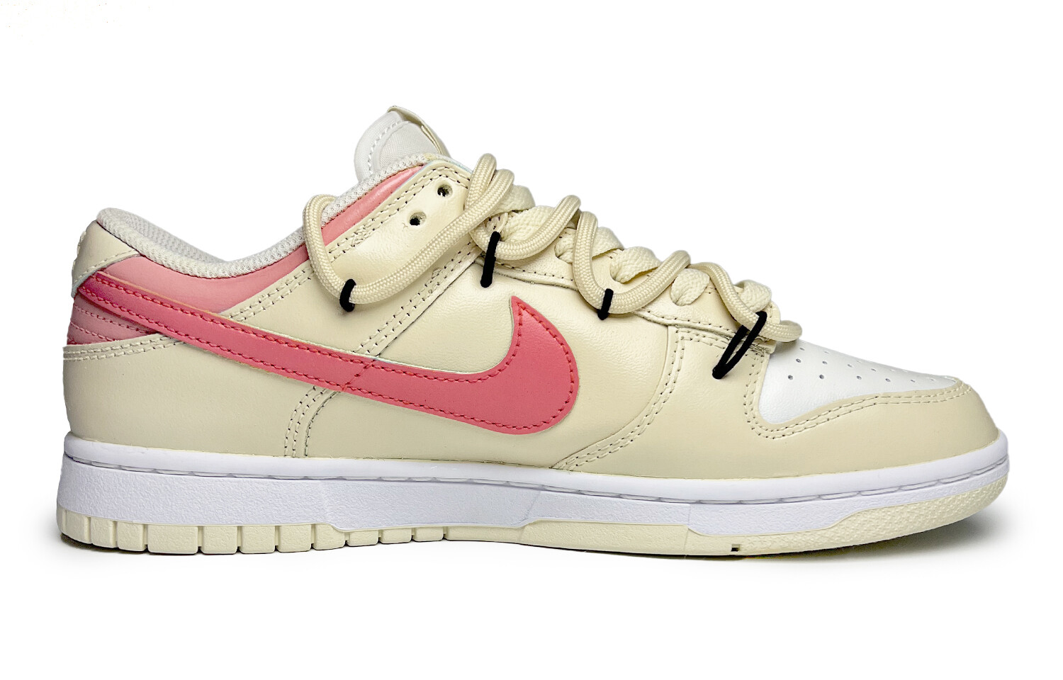 

Кроссовки Nike Dunk Skateboarding Shoes Women's Low-top Yellow/Pink, желтый