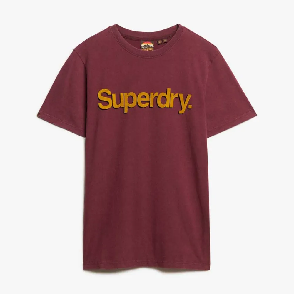Футболка с коротким рукавом Superdry Classic Core Logo Shadow, красный — фото 3