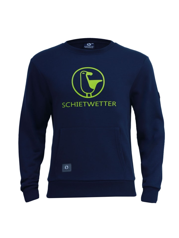 

Пуловер SCHIETWETTER Pullover Arthur Achtern, темно-синий