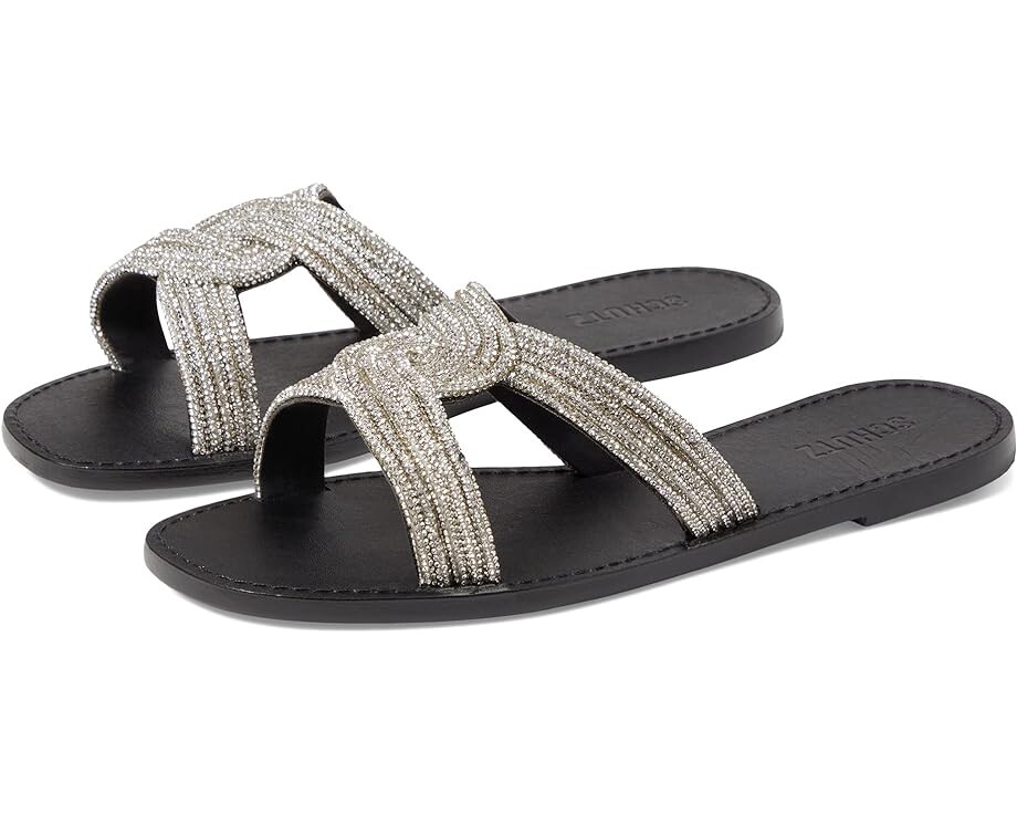 Сандалии Schutz Alivia, цвет Black/Cristal