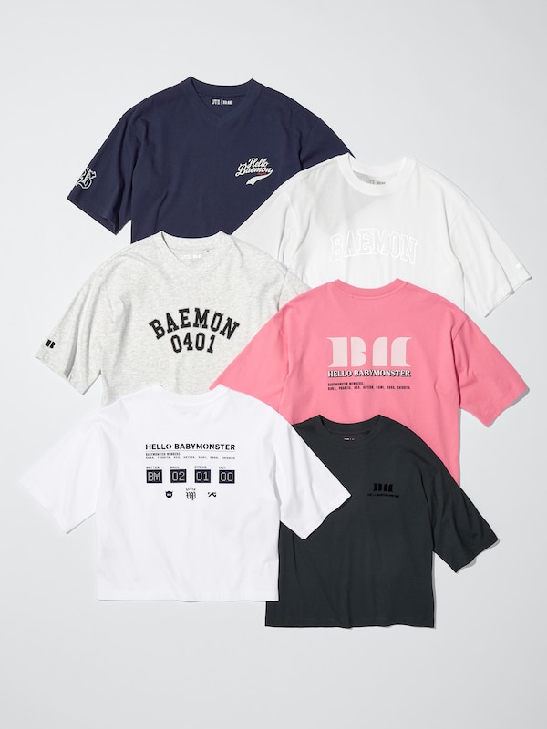 Футболка UT Babymonster Uniqlo, 69 navy — фото 2